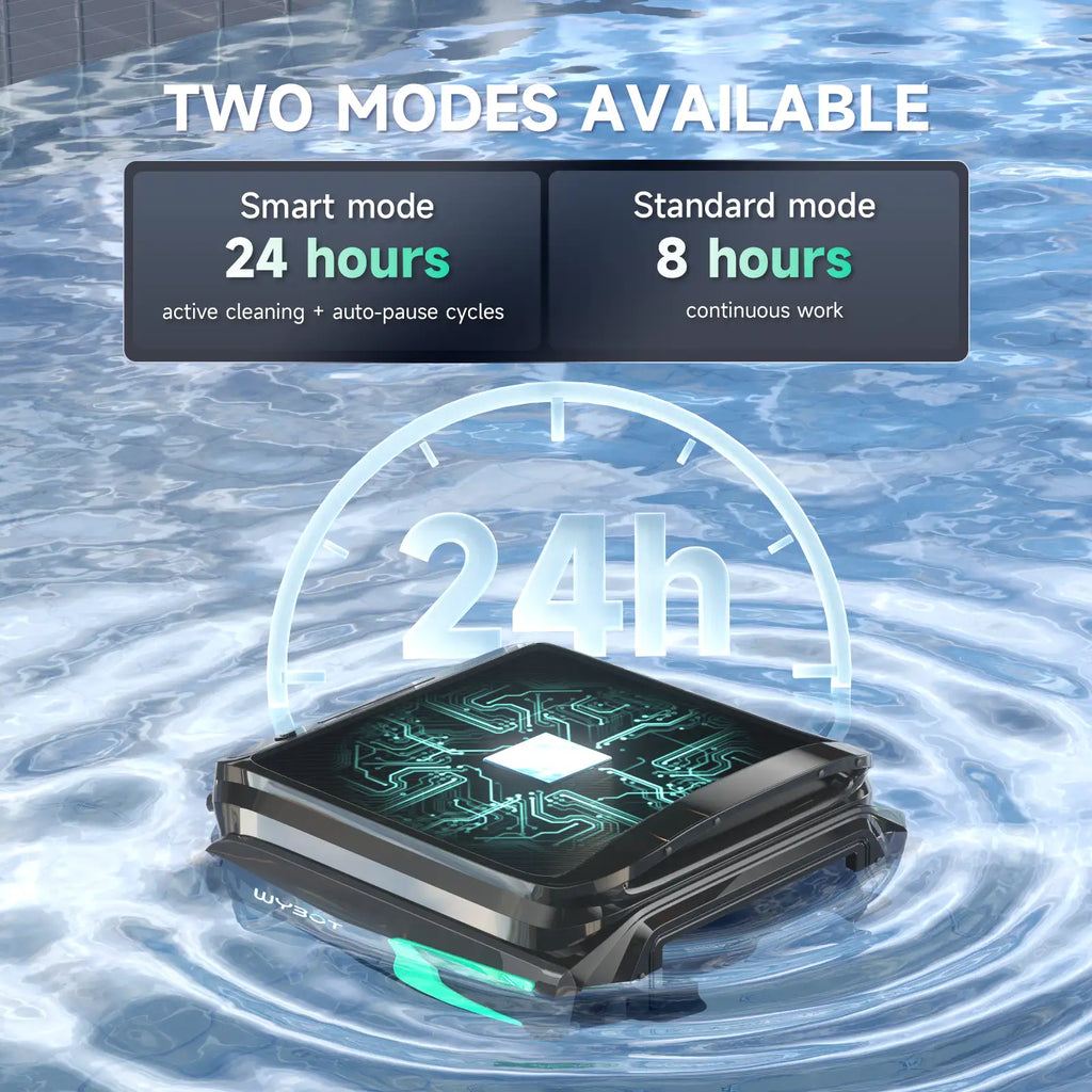 WYBOT F1 Pool Skimmer Solar Powered Robotic Cleaner-3